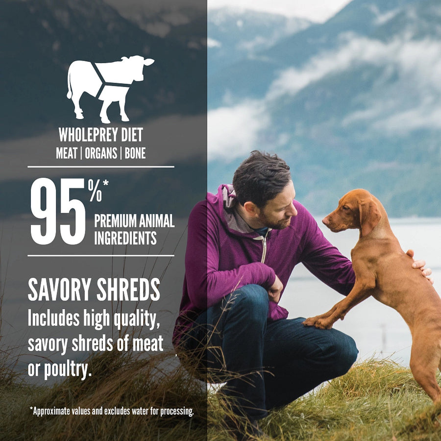 95% Premium Animal Ingredients.