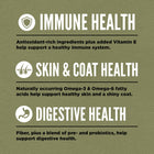 * Immune Health
* Skin & Coat Health
* Digestive Health