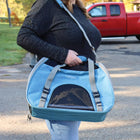 Lifestyle image heather blue. 