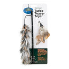 Front packaging of Bergan Turbo Tail Teaser Cat Toy