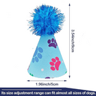 3.54 x 1.96 inches of Pet Birthday Hat Small / Medium