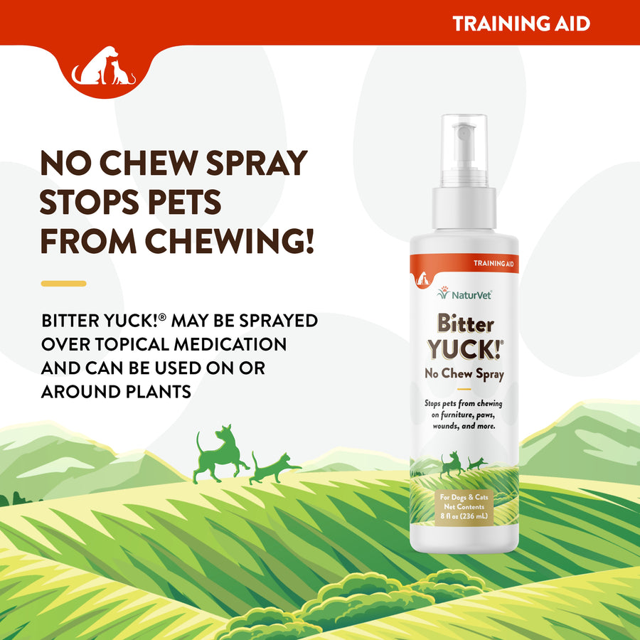 NaturVet Bitter Yuck! No Chew Spray for Dogs and Cats