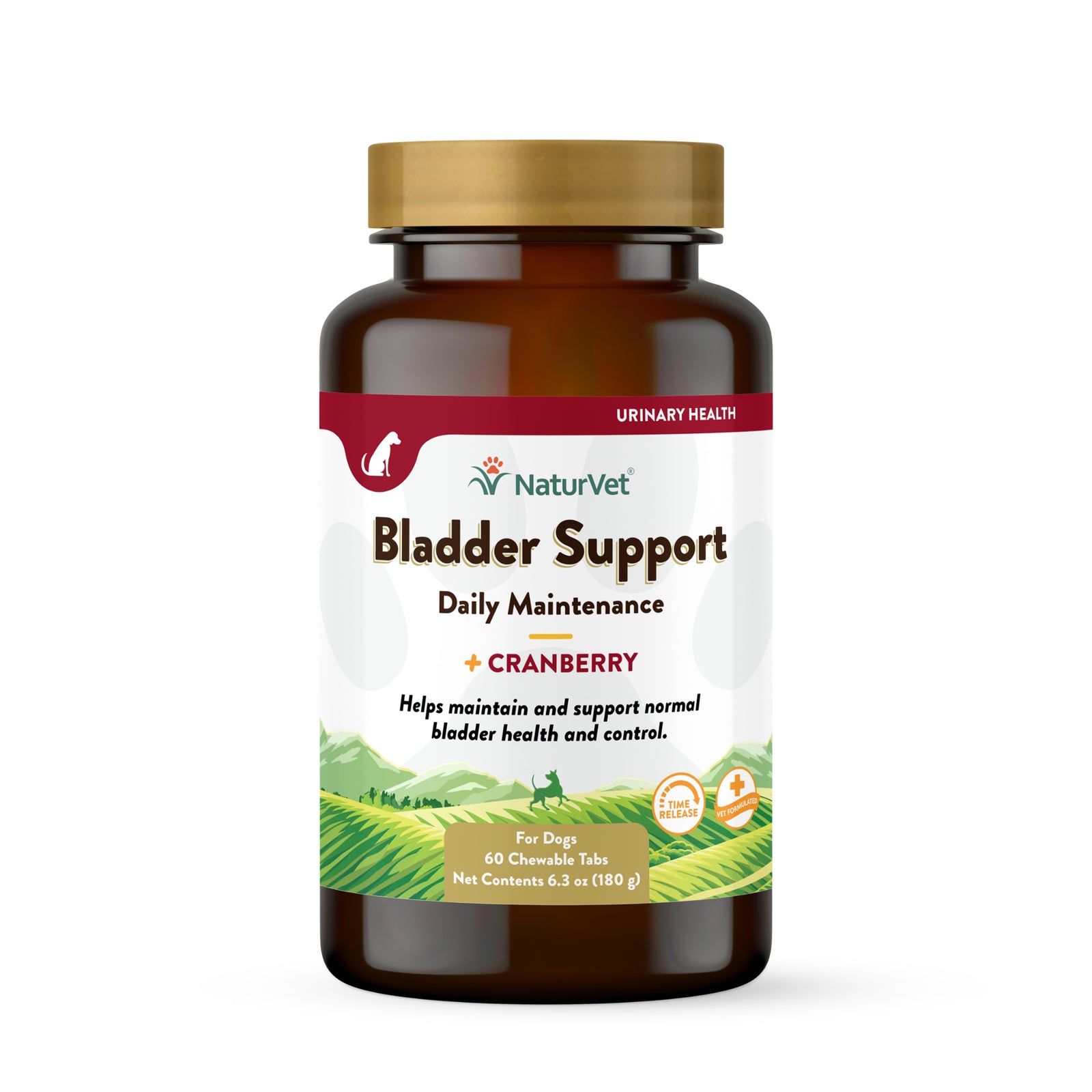 NaturVet Bladder Support Plus Cranberry Chewable Tabs for Dogs