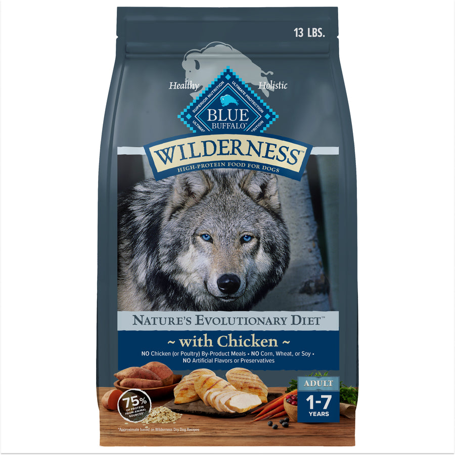 Blue Buffalo Wilderness High Protein Chicken Recipe Adult Dry Dog Food