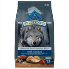 Front Bag of Blue Buffalo Wilderness High Protein Chicken Recipe Adult Dry Dog Food 13 lbs