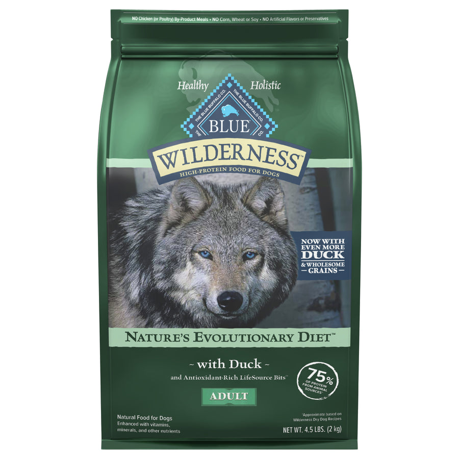 Blue Buffalo Wilderness High Protein Duck Recipe Dry Dog Food