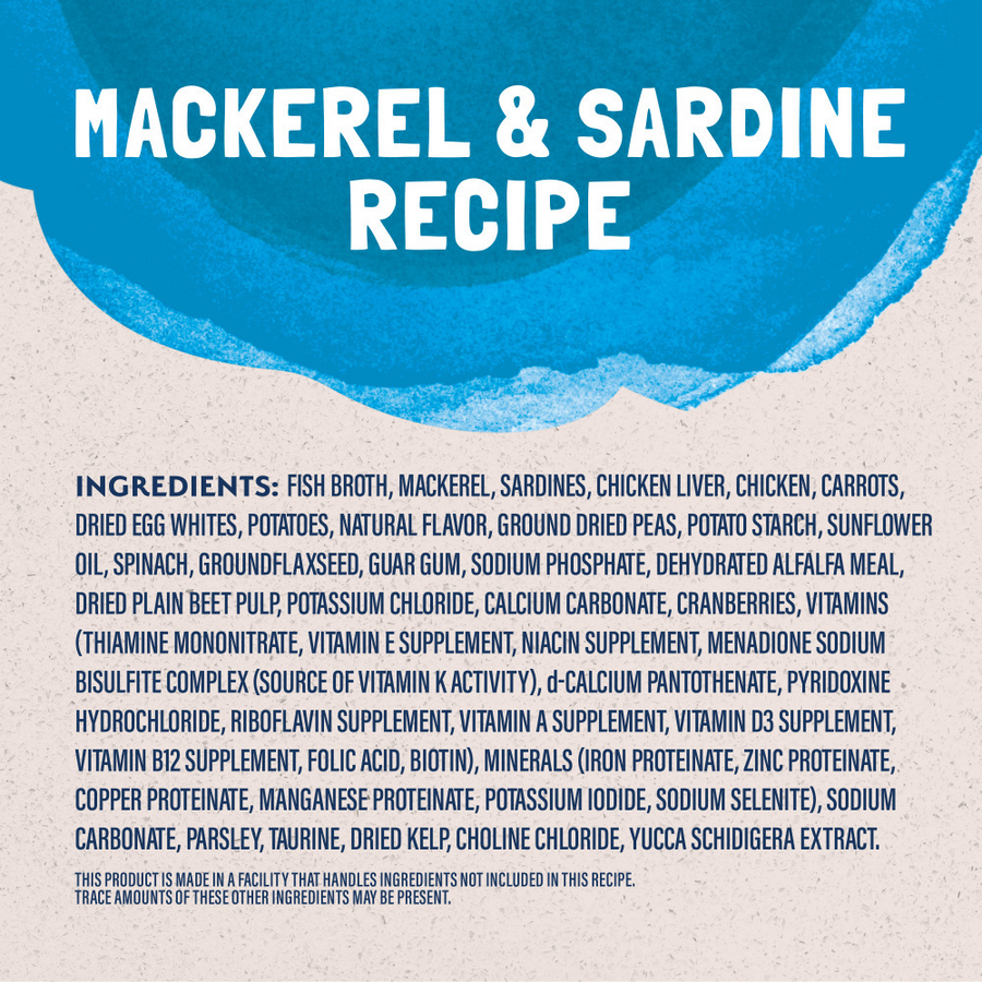 Natural Balance Original Ultra Platefulls Mackerel & Sardine Recipe Morsels in Gravy Cat Wet