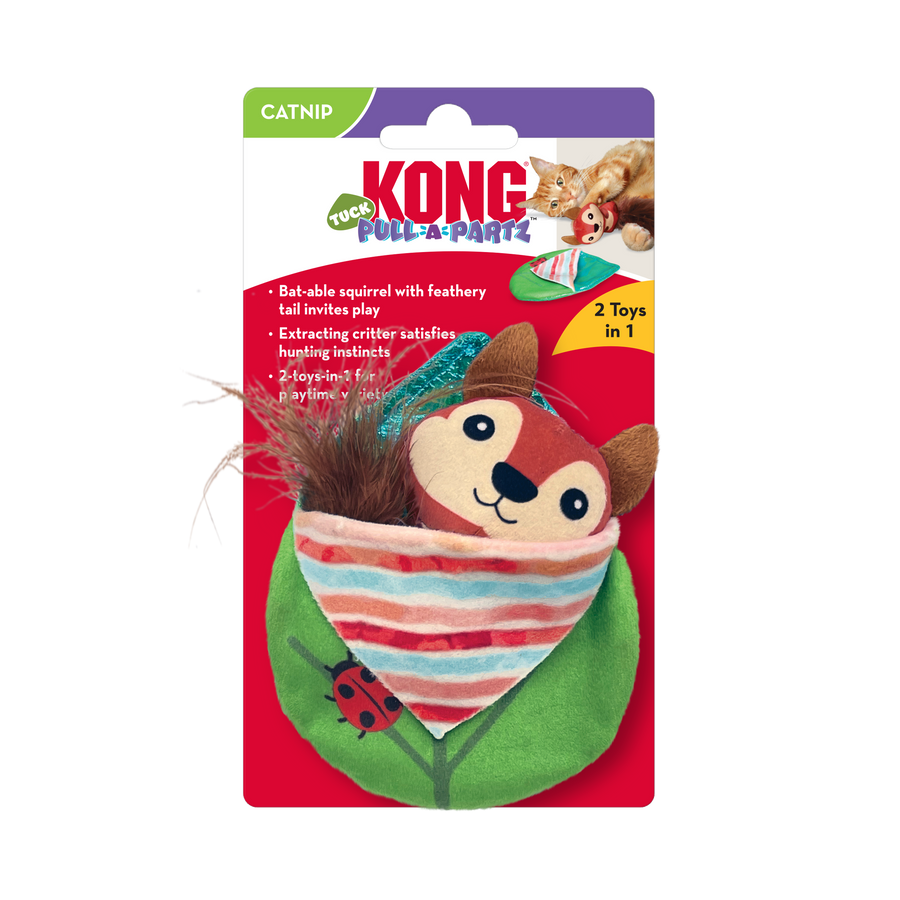 KONG Pull-A-Partz Tuck Cat Toys