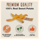 Cadet Gourmet Sweet Potato Steak Fries Treats for Dogs, premium quality, no artificial colors, fillers or flavors, rich in vitamins & antioxidants and low fat
