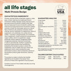 Ingredients,analysis and caloric content of Canidae All Life Stages Multi-Protein Recipe Dry Dog Food 