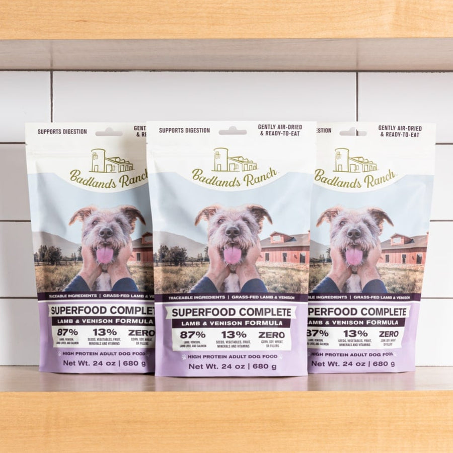 Badlands Ranch Air-Dried Superfood Complete Lamb & Venison Formula Dog Food