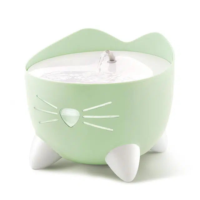 Catit Pixi Drinking Fountain has a unique spout accessory that stimulate your cat to drink more