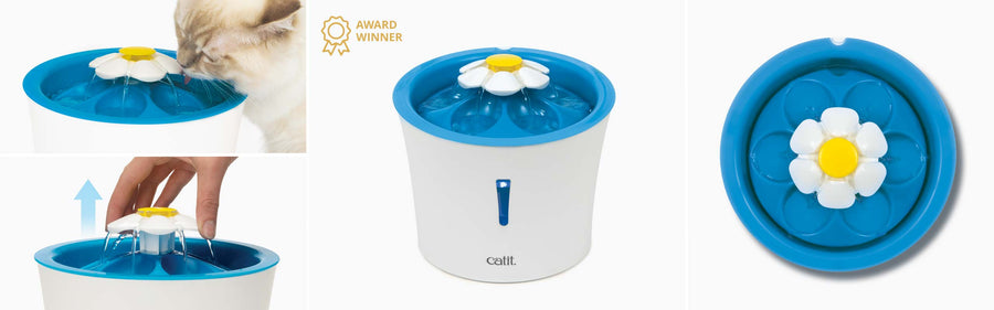 Catit LED Flower Fountain for Cats. 