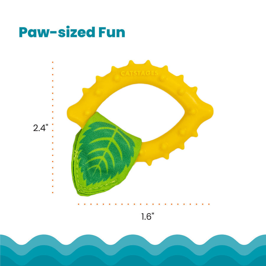 Catstages Lemon Teether Yellow Cat Toy