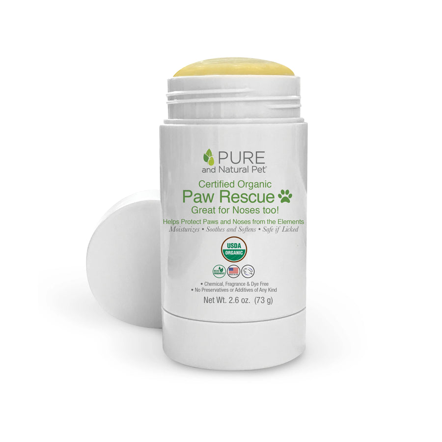 PURE and Natural Pet Certified Organic Paw Rescue Paw and Nose Balm