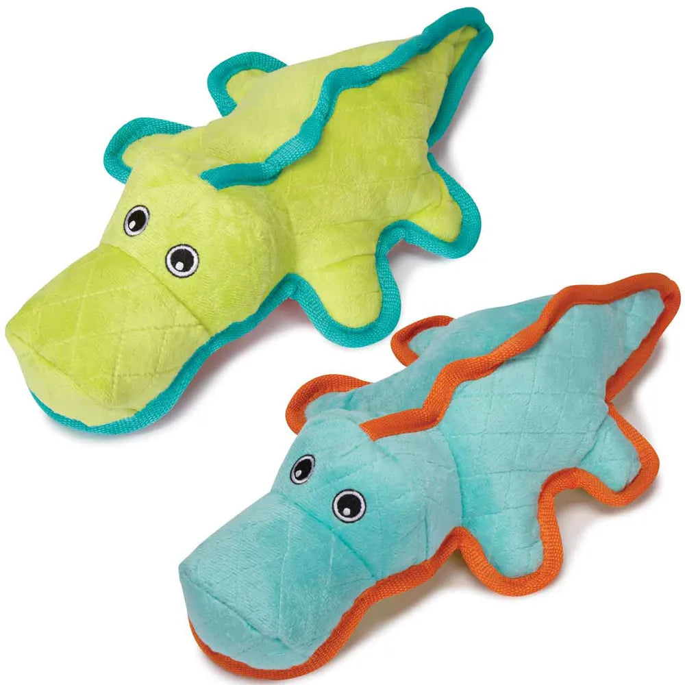 Chomper Gladiator Tuff Alligators Dog Toys