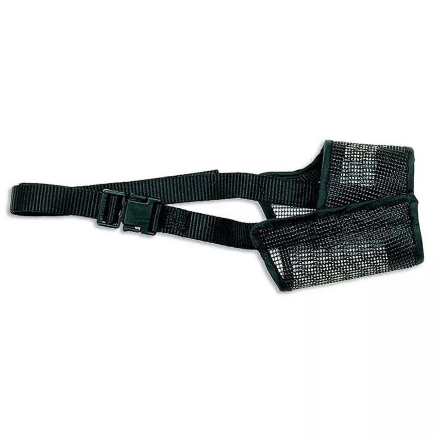 Full View of Coastal Best Fit Adjustable Mesh Dog Muzzle