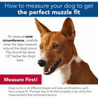 Measurement instruction of Coastal Best Fit Adjustable Mesh Dog Muzzle 