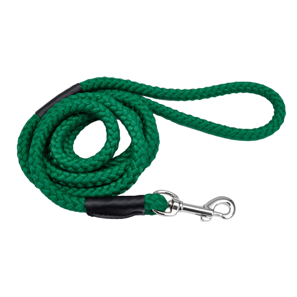 Coastal Rope Dog Leash, Hunter 6 Foot in a white background