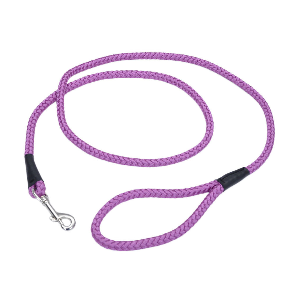 Coastal Rope Dog Leash, Orchid 6 Foot inite background