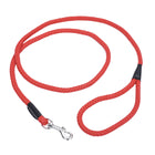 Coastal Rope Dog Leash, Red 6 Foot in a white background