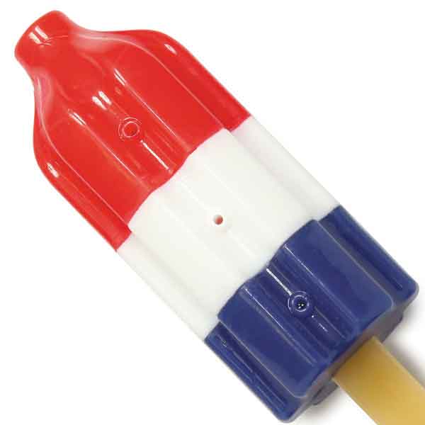 Cool Pup Rocket Pop Freezable Dog Toy Up Close