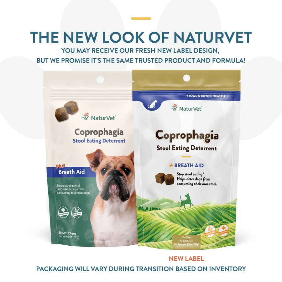 NaturVet Coprophagia Stool Eating Deterrent Plus Breath Aid Soft Chews for Dogs