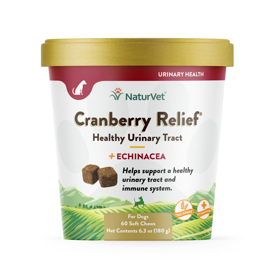 NaturVet Cranberry Relief Plus Echinacea Soft Chews for Dogs