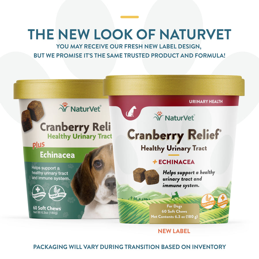 NaturVet Cranberry Relief Plus Echinacea Soft Chews for Dogs