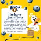 Blueberry blasts flavor.