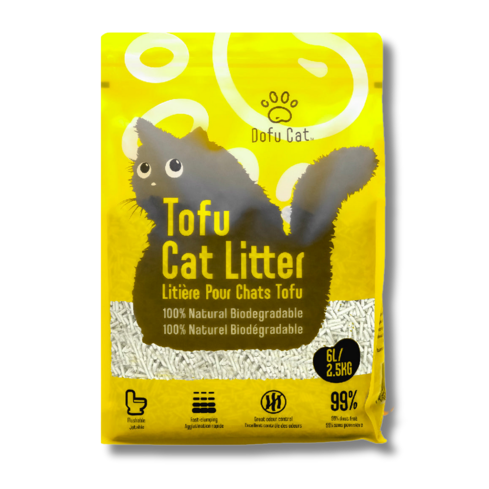 Dofu Cat Tofu Cat Litter 6lbs, Front Bag