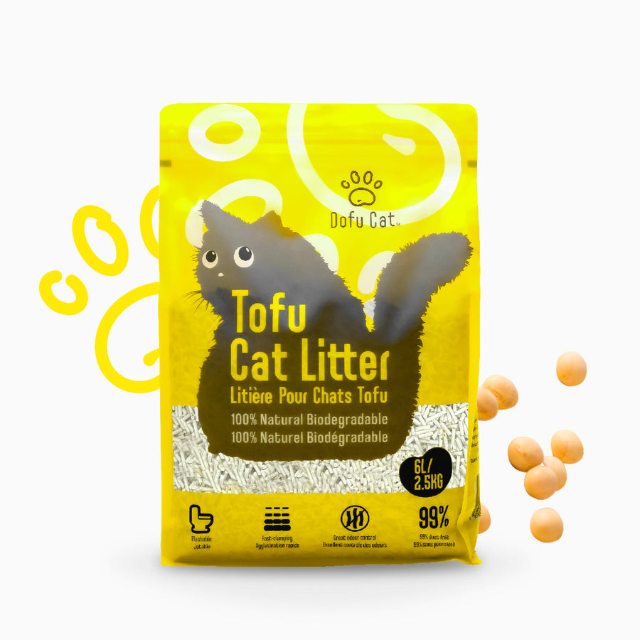 Dofu Cat Tofu Litter front of bag.