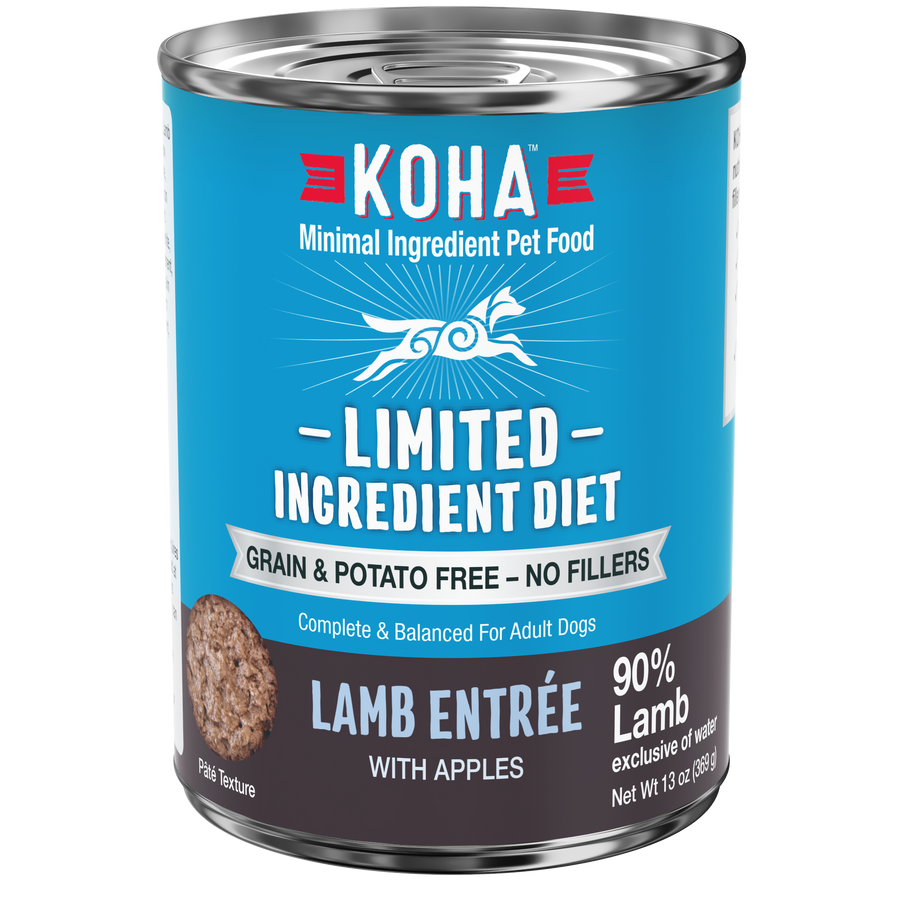 KOHA Grain & Potato Free Limited Ingredient Diet Lamb Entree with Apples Canned Dog Food