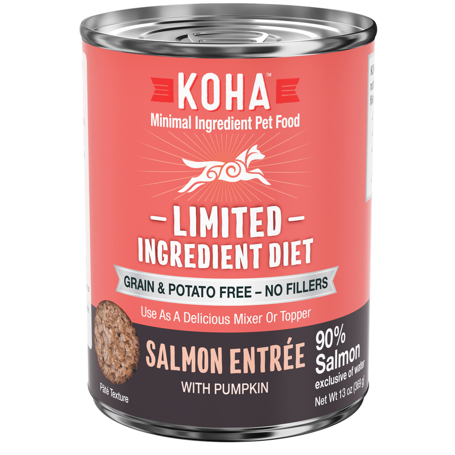 KOHA Grain & Potato Free Limited Ingredient Diet Salmon Entree with Pumpkin Canned Dog Food