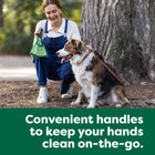 Convenient handles to keep your hands clean on-th-go.