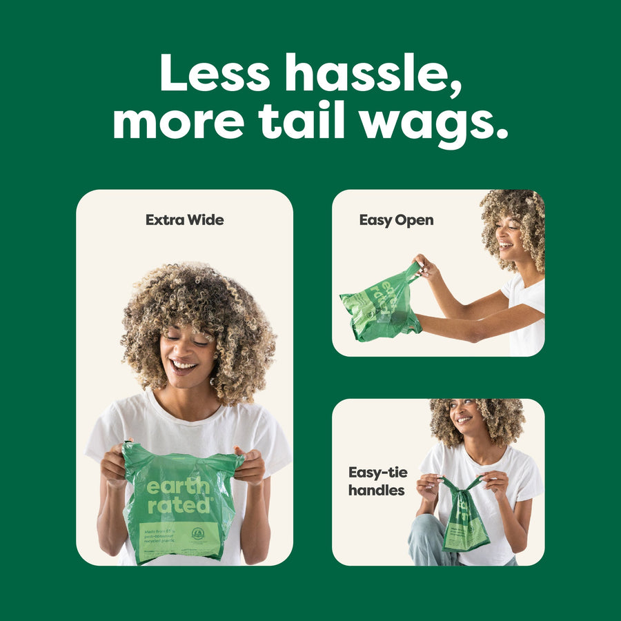LEss Hassle, more wahs. Extra wide, easy open, easy tie handles.