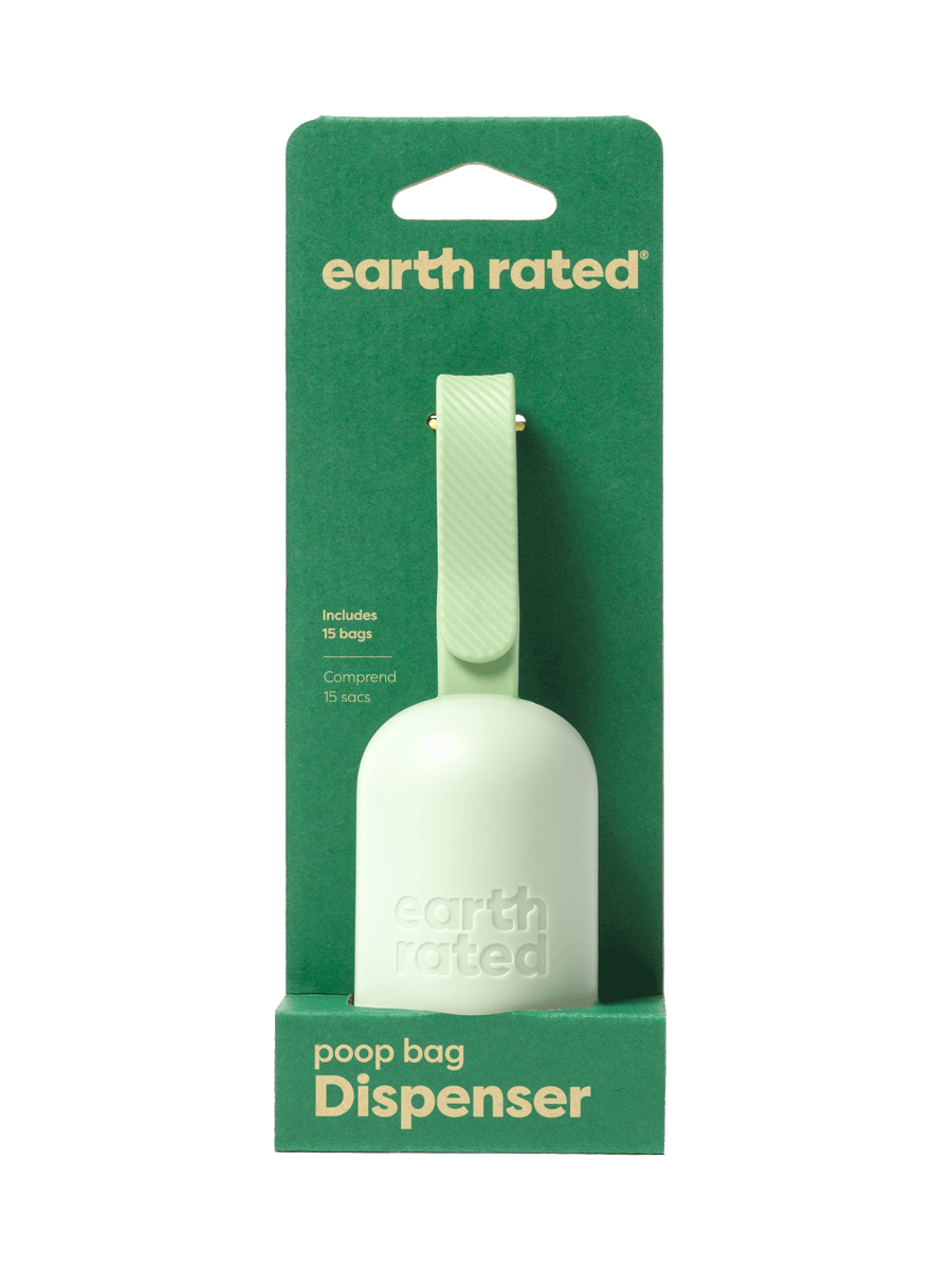Earth Rated Poop Bag Dispenser front of package.