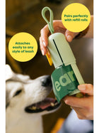 Pairs perfectly with refill rolls. attaches easily to any style of leash