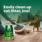 Easily clean up cat litter too!