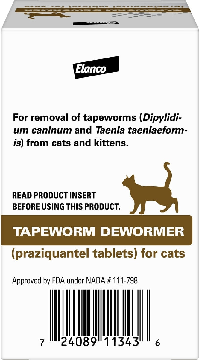 Tapeworm Dewormer for Cats