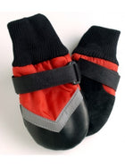 Apair of Ethical Pet Extreme All Weather Black & Red Boots for Dogs