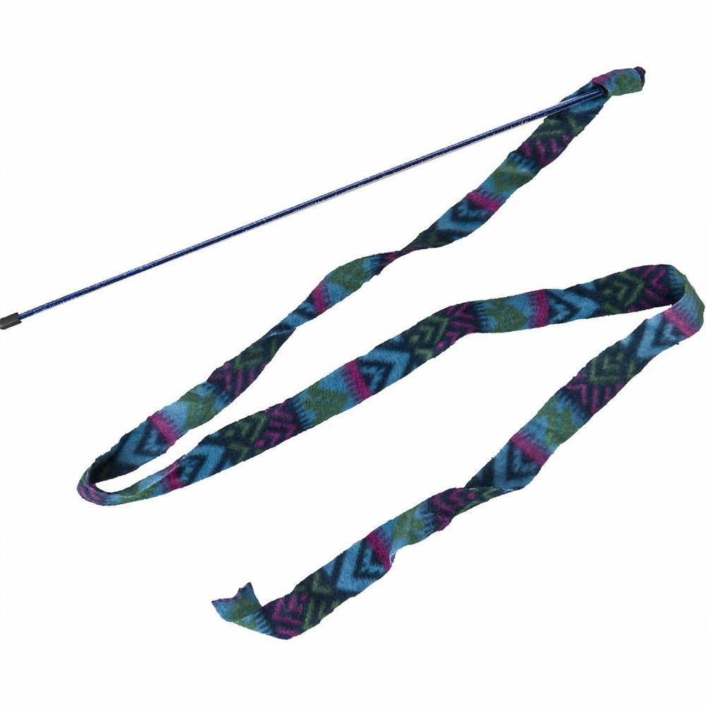 Ethical Pet Spot Fleece Frenzy Wand Cat Toy detailed print