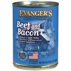 Evanger's Classic Beef with Bacon Canned Dog Food 20.2oz, Front Can