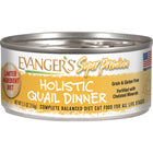 Front can of Evangers Super Premium Holistic Quail Dinner Canned Cat Food 5.5oz