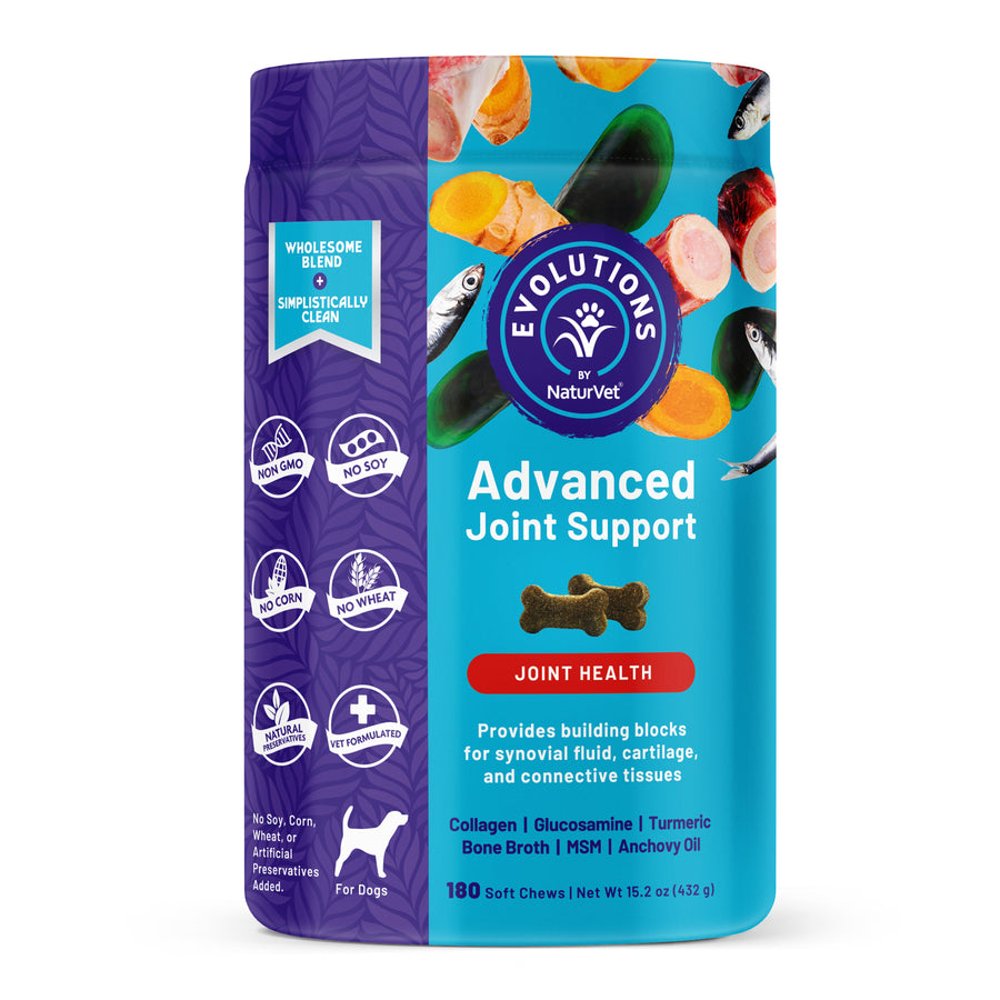 NaturVet Evolutions Advanced Joint Support Soft Chews for Dogs