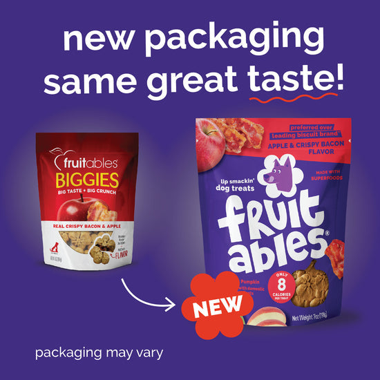 Fruitables Crunchy Crispy Bacon & Apple Dog Treats