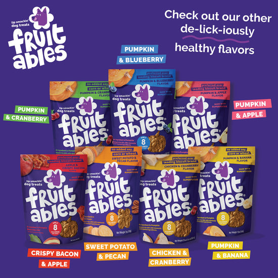 Fruitables Crunchy Crispy Bacon & Apple Dog Treats