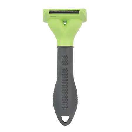 Front of FURminator Deshedding Short Hair Dog Tool Green