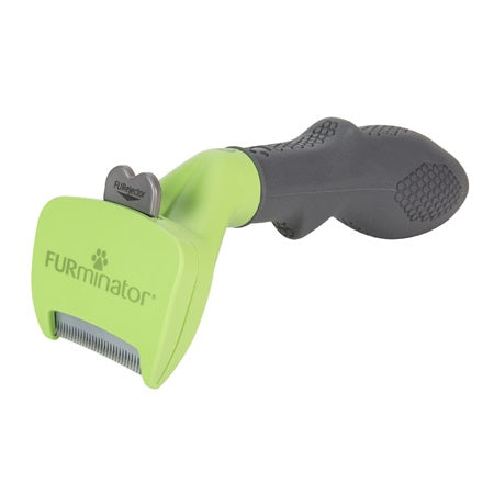 Side Profile of FURminator Deshedding Short Hair Dog Tool Green