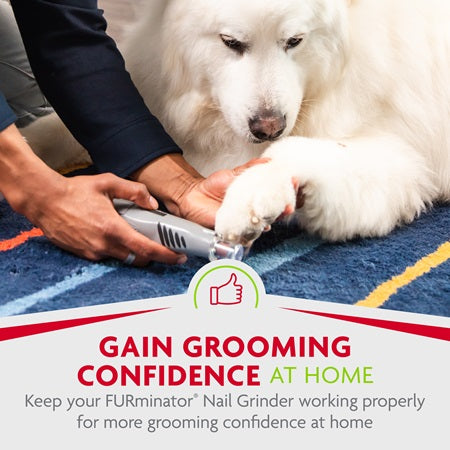 Gain grooming confidence at home with FURminator Nail Grinder Replacement Bands